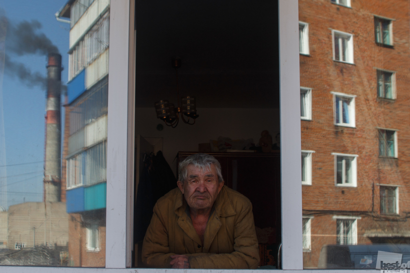 A portrait of pensioner