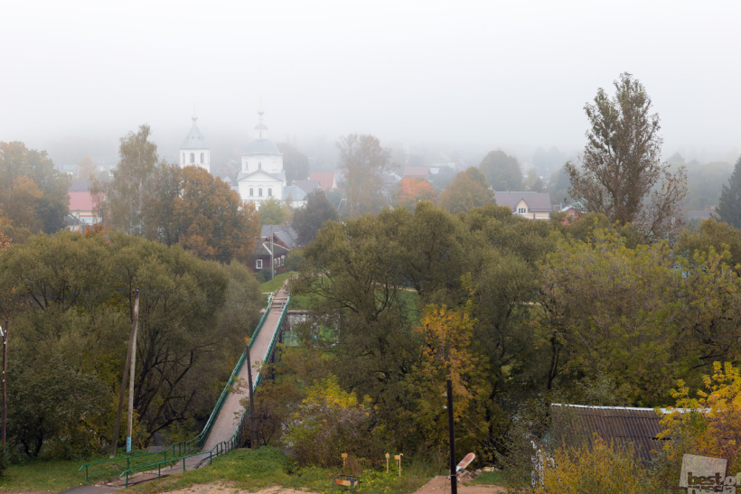 Туманное утро в Верее