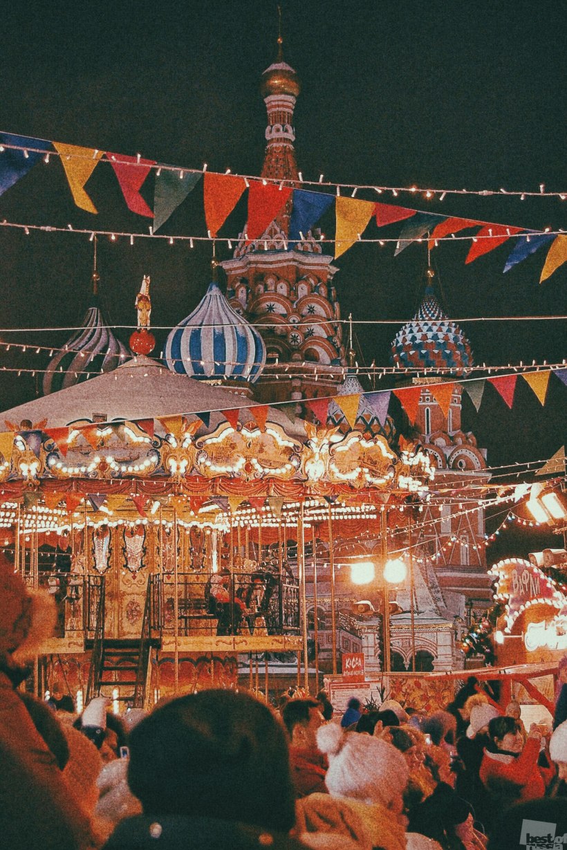 Зимняя сказка в центре столицы