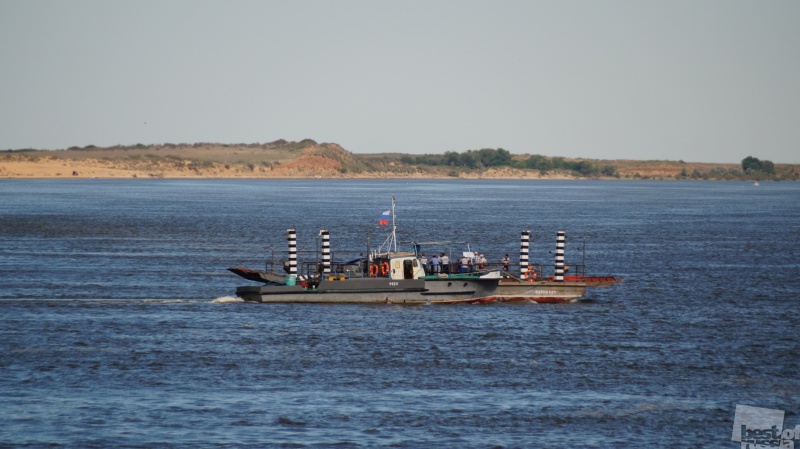 Volga. Ferryboat