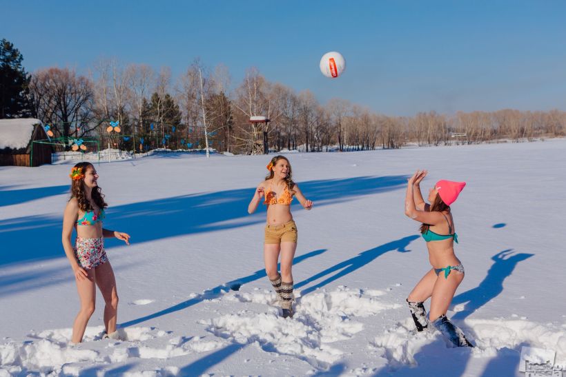 Белые пляжи Сибири