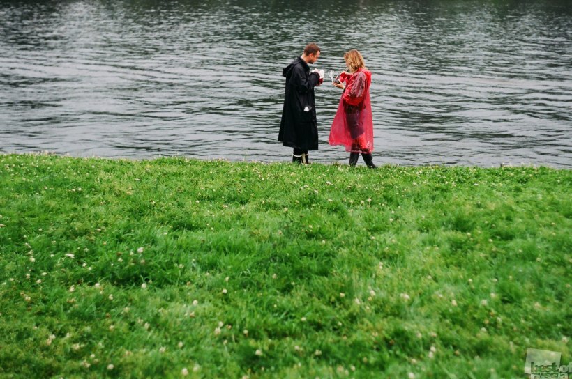 В перерыве