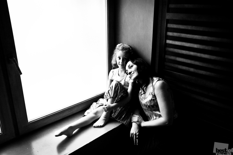 The photo from the series "Mothers and Daughters".
