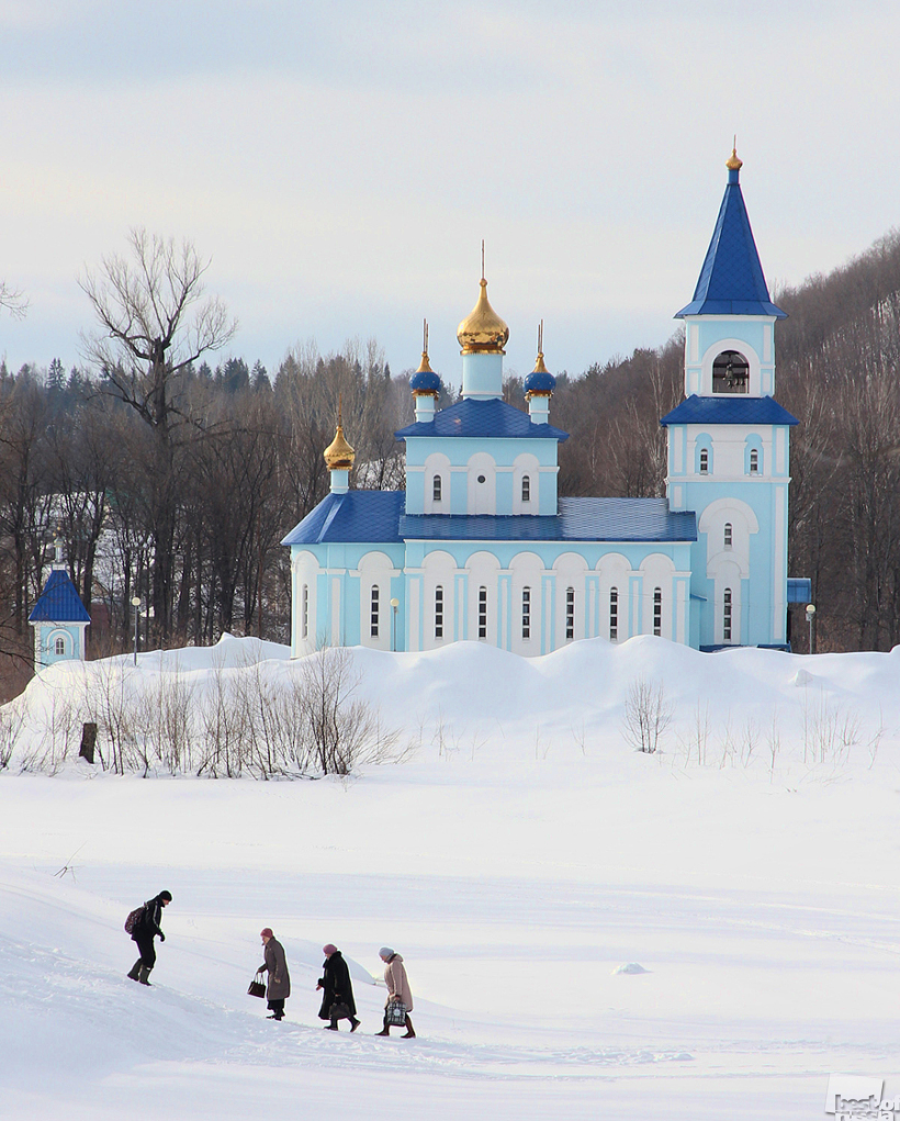 Зимний день в уральской глубинке