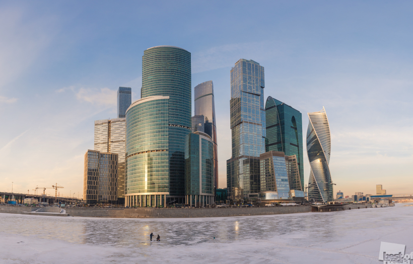 Рыбаки в Москва-Сити
