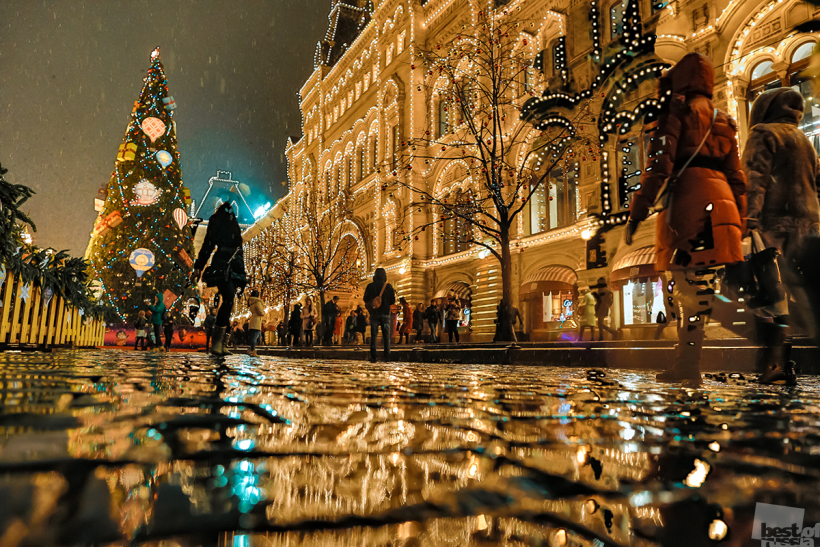 На Красной площади перед Новым 2018 годом