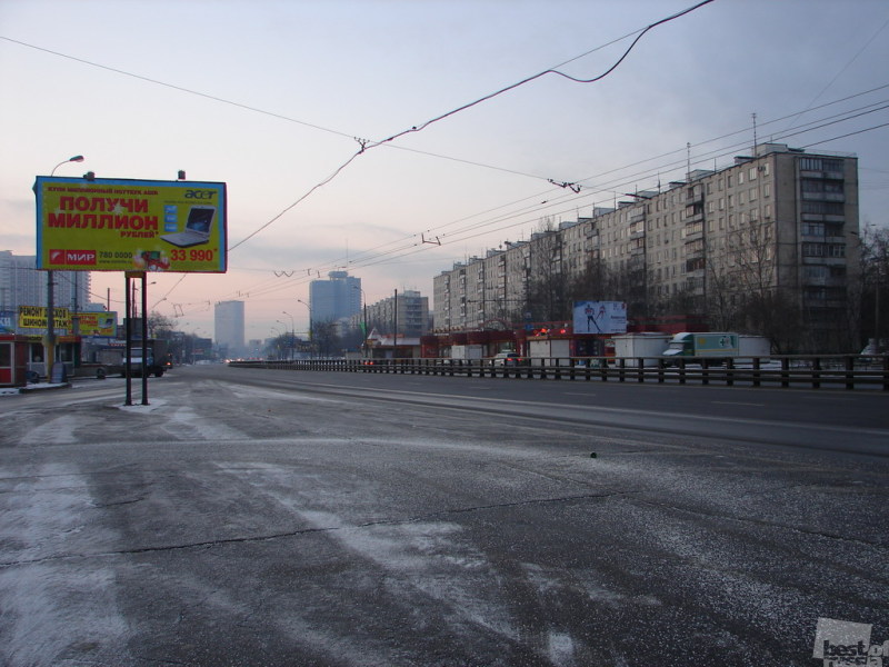 Морозное утро в Москве