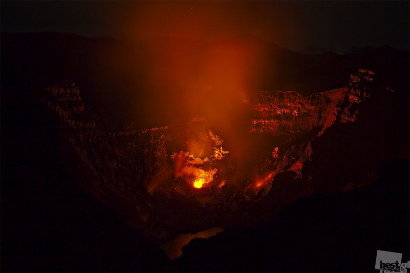Одна ночь из жизни вулкана