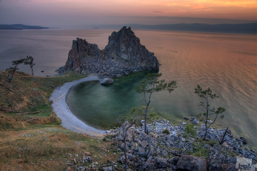 Закат на Бурхане