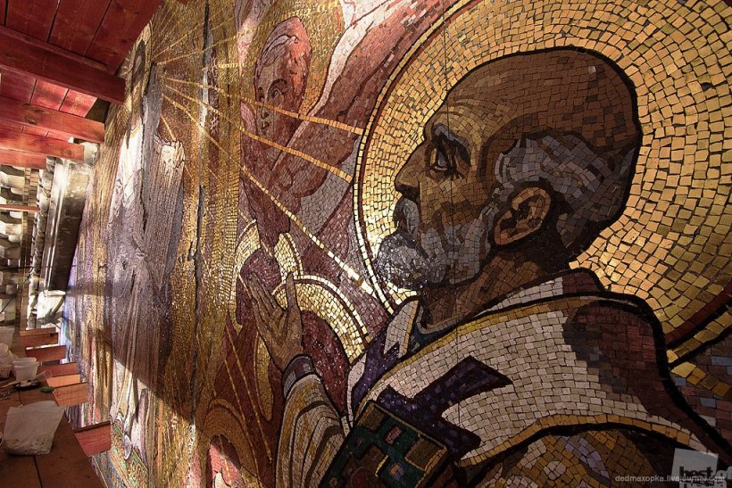 Фрагмент мозаики Храма Спаса на Крови