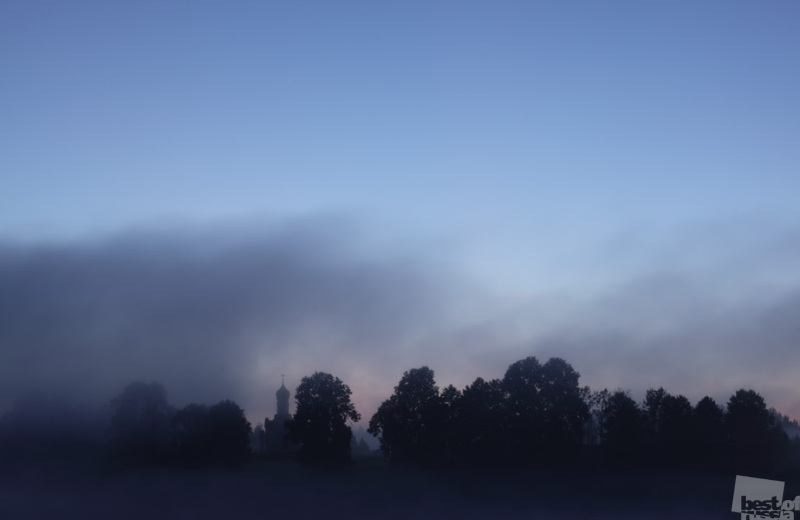 Августовский туман