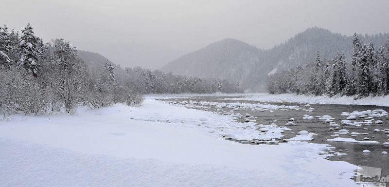 Зимний пейзаж на Бии