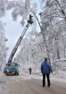 Последствия снегопадов и "ледяного дождя" в Подмосковье
